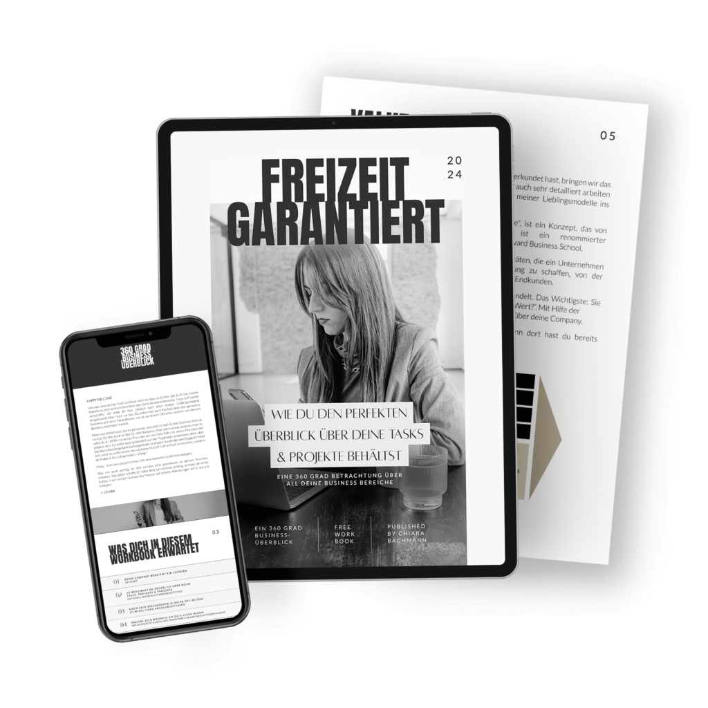 360 Grad Businessüberblick Workbook Mockup